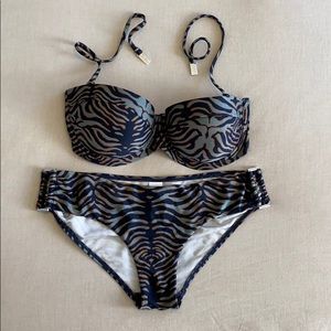 Zimmermann Animal Print Bikini Set